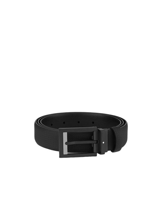 Montblanc Black Adjustable Belt for men