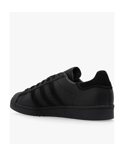Y-3 Black Superstar Low-Top Sneakers for men