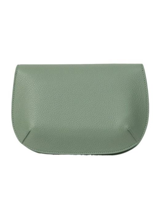 Ferragamo Green Double Gancini Mini Bag