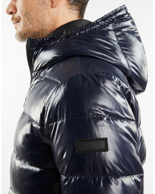 Fay Blue Logo-Pacth Jacket for men