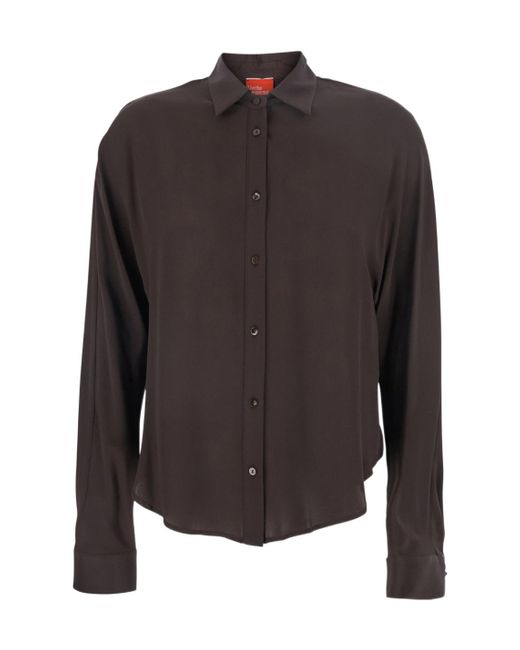 ..,merci Women's Gray Long Sleeve Shirt