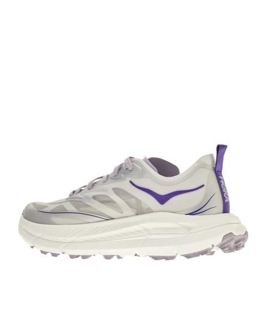 Hoka One One White Mafate Speed 4 Lite