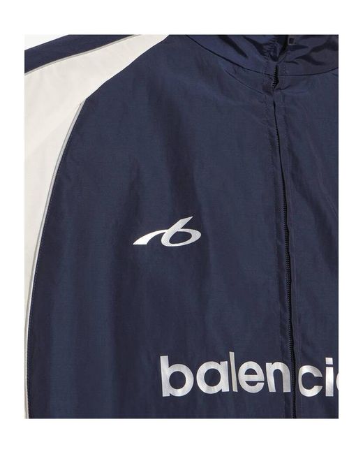 Balenciaga Blue Soccer Tracksuit Jacket for men