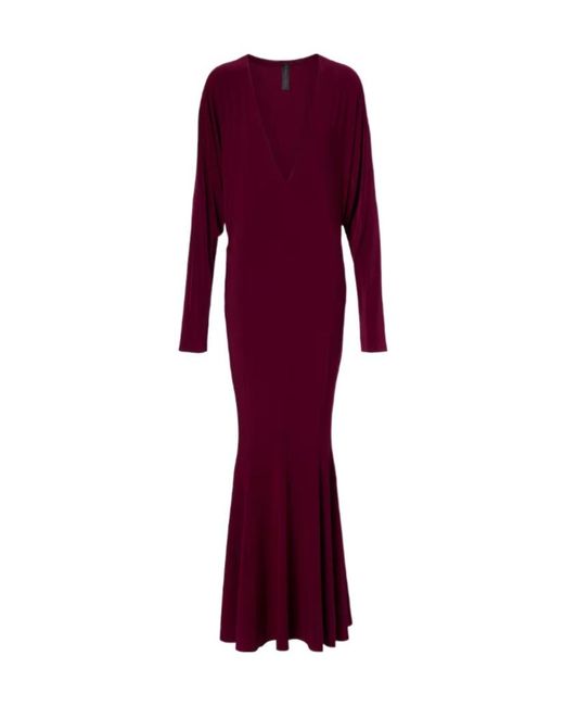 Norma Kamali Flared Gown