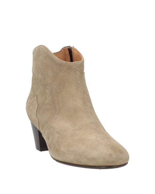 Isabel Marant Natural Solid-Color Suede Shoes