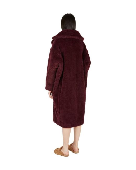 Max Mara Red Tedgirl Long Coat