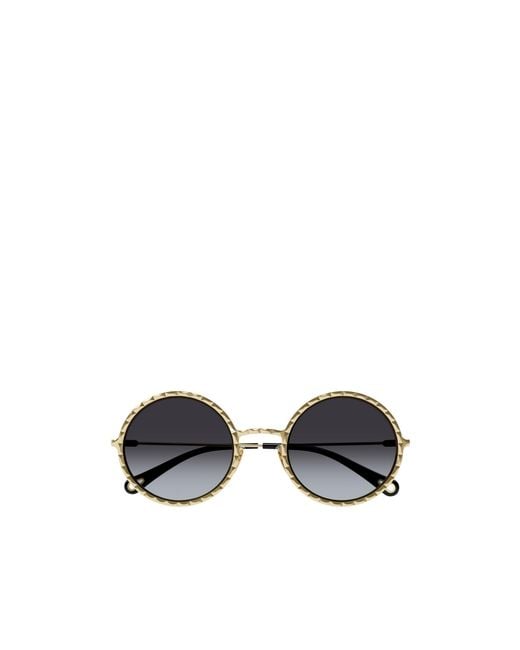 Chloé White Chloé Eyewear Round-Frame Sunglasses