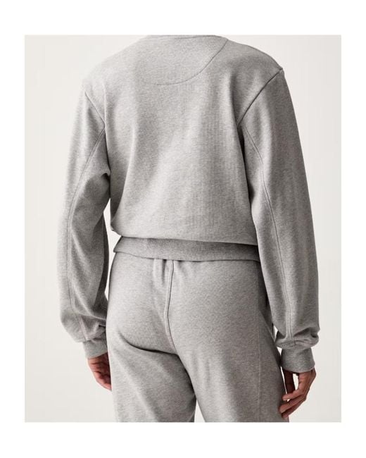 Adidas By Stella McCartney Gray Crew-Neck Sweatshirt