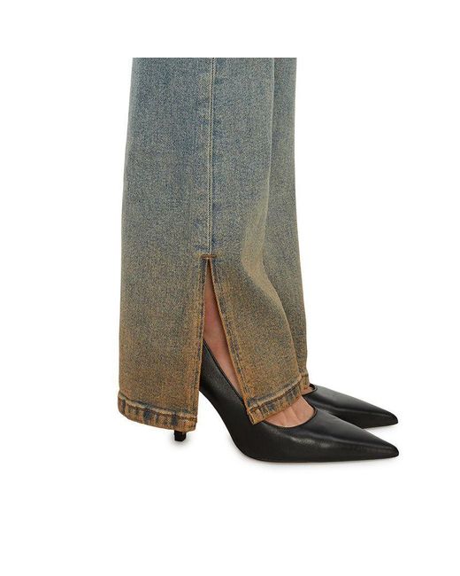 DIESEL Gray Belt Loop Jeans