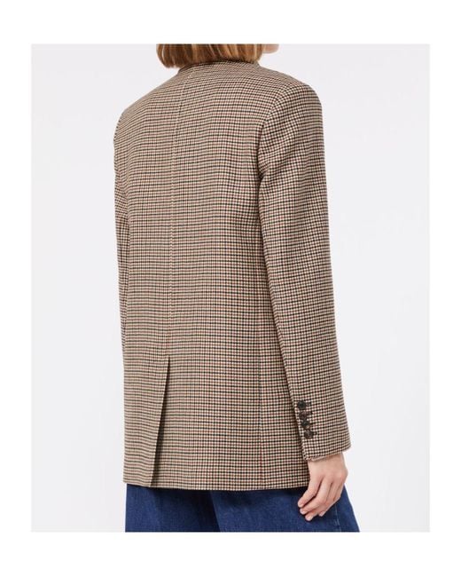 Max Mara Brown Studio Mstsalice Single-Breasted Jacket