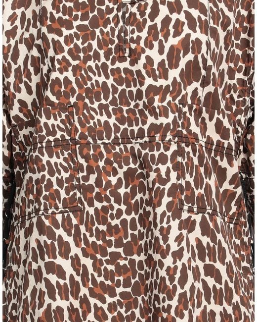Tory Burch White Leopard Print Shirt Dress