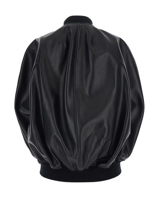 Balenciaga Gray Lightweight Zip-Up Bomber Jacket