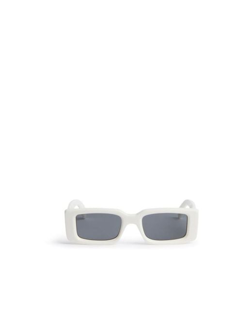 Off-White c/o Virgil Abloh White Logo Sunglasses for men