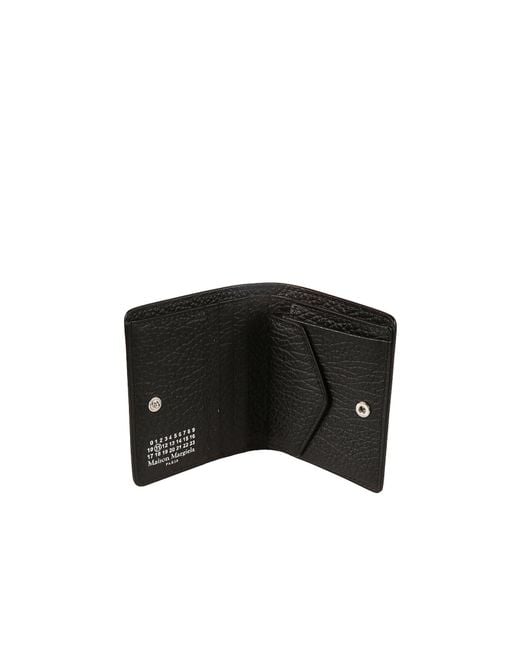 Maison Margiela Black Button Your Wallet for men