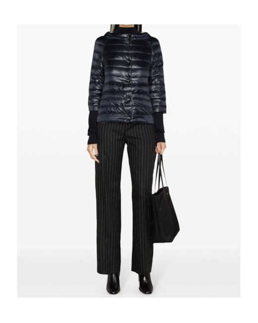 Herno Black Reversible Buttoned Padded Jacket