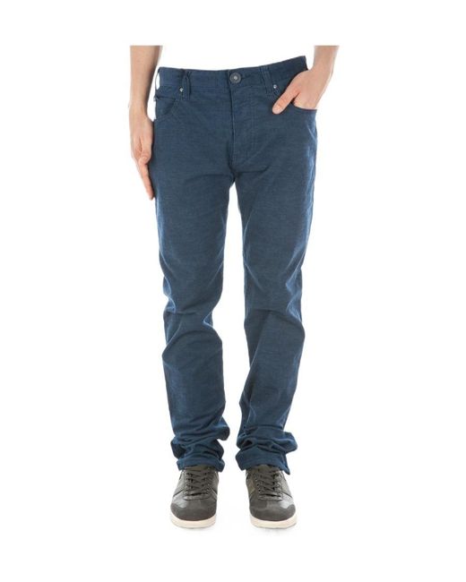 Armani Jeans Blue Logo Jeans for men