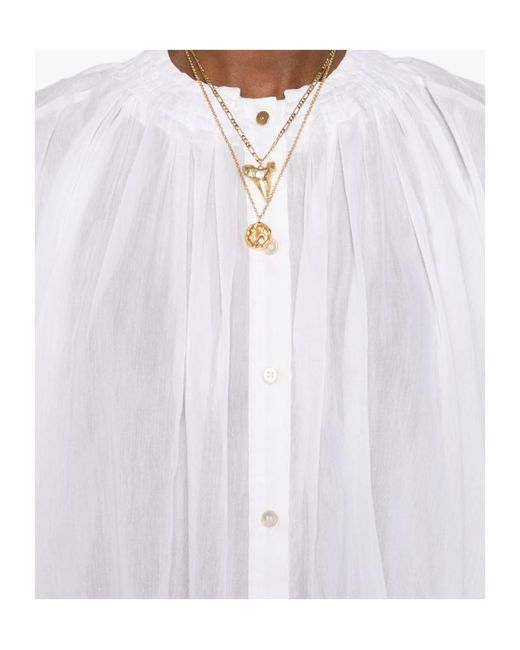 Forte_forte White Buttoned Shirt