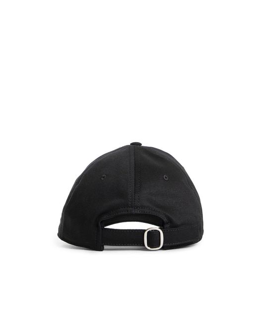 Off-White c/o Virgil Abloh Black Logo Embroidered Baseball Cap for men