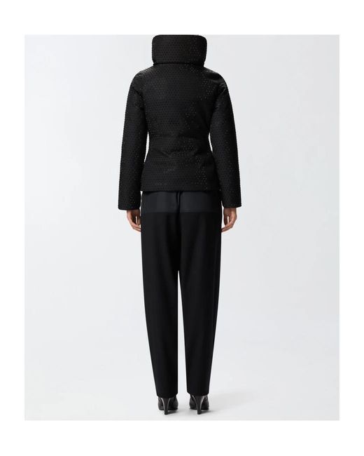 Pinko Black Nita Fully Embellished Short Padded Jacket