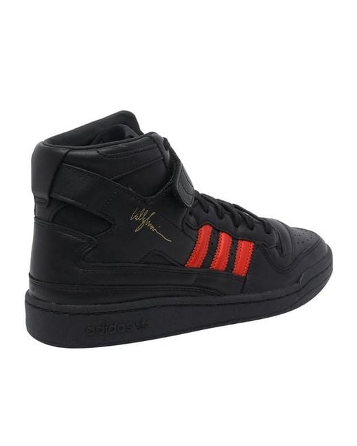 Adidas Black Originals X Willy Chavarria Forum 84 Hi Lace-Up Sneakers for men