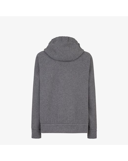 Fendi Gray Jersey Sweatshirt for men