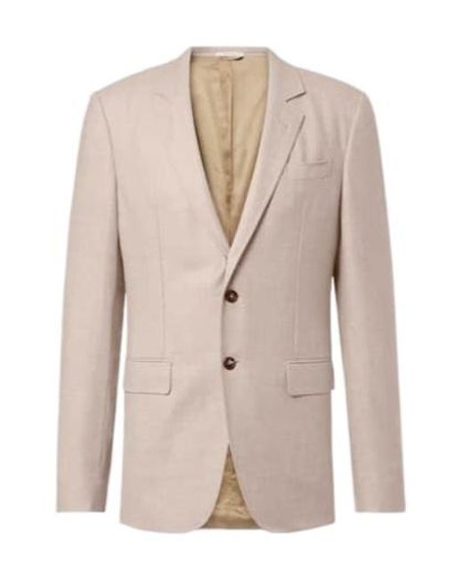 Gabriela Hearst Natural Irving Wool And Cashmere Flannel Suit Jacket for men