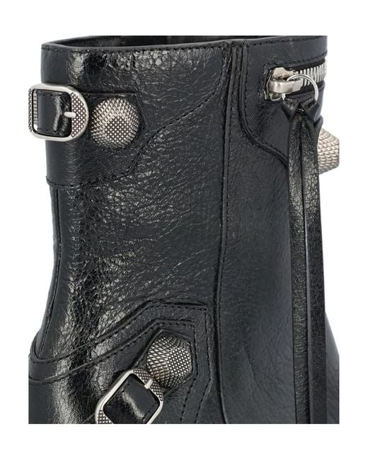 Balenciaga Black Pointed Toe Ankle Boots