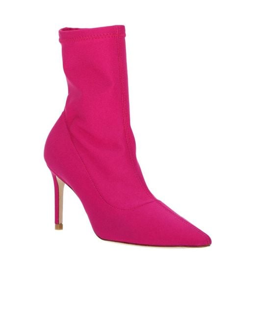 Stuart Weitzman Pink Stuart Stretch Heel Boots