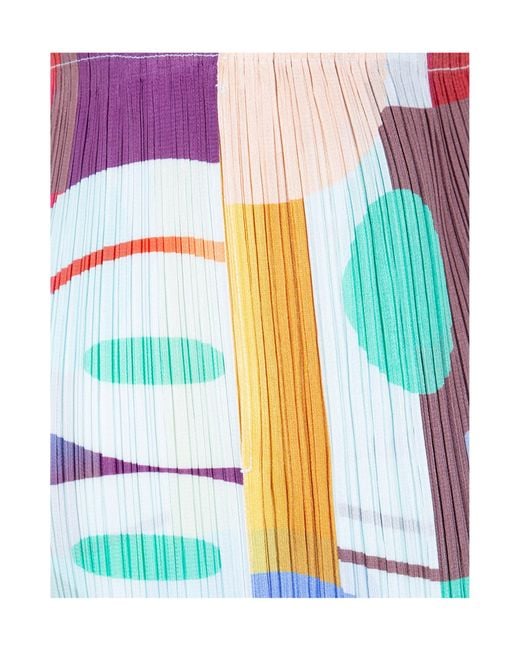Pleats Please Issey Miyake Red Pleats Please Issey Miyake Playground Pants