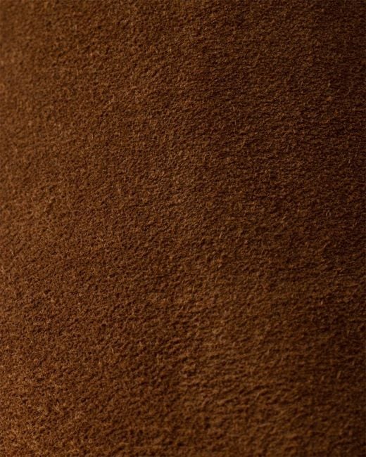 Prada Brown Suede Slippers