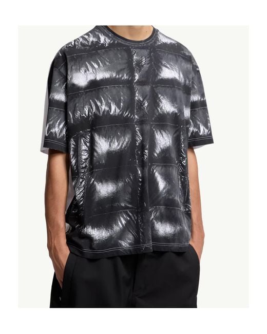 Moncler Black X Asap Rocky Logo Patch T-Shirt for men
