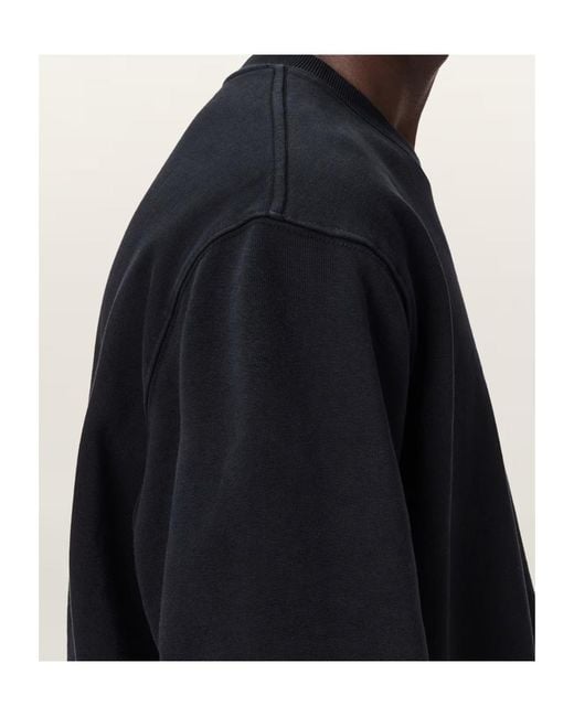 AllSaints Blue Lover Relaxed Crew Neck Jumper for men