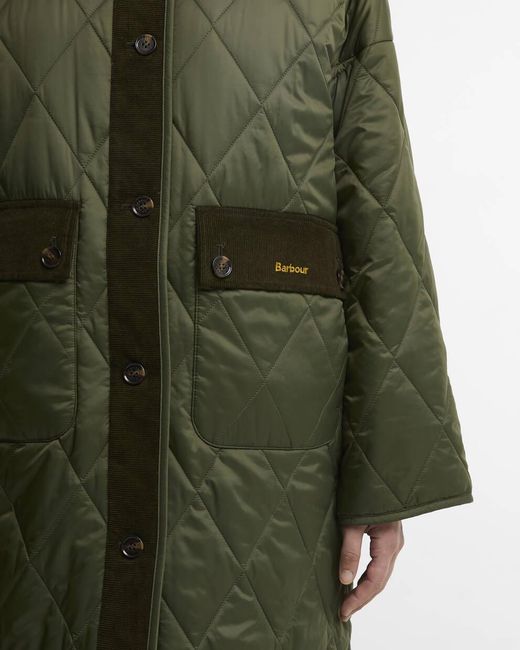 Barbour Green Dunswell Quilted Jacket