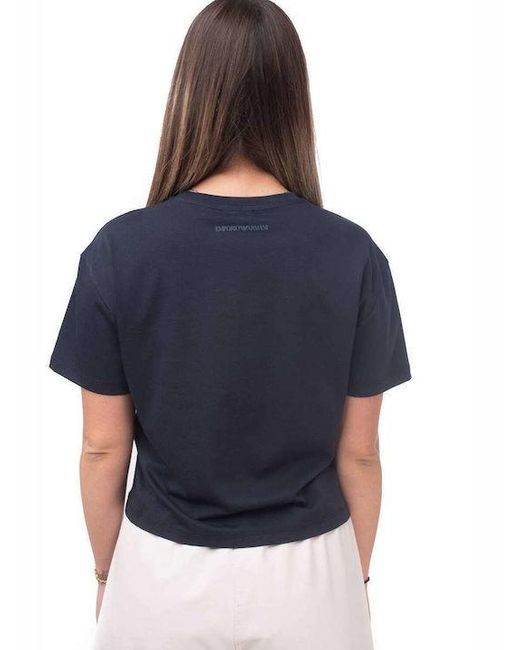 Emporio Armani Blue Item O-Neck Short-Sleeved T-Shirt