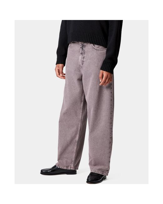 Carhartt Purple Washed-Cotton Jeans