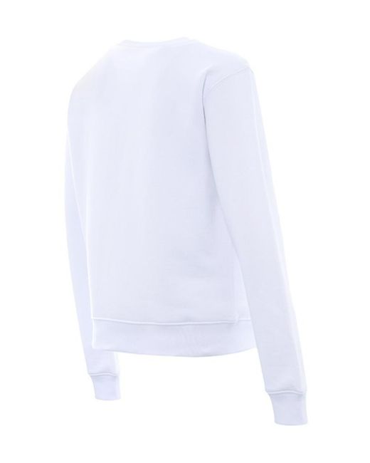 MSGM White Logo Hoodie