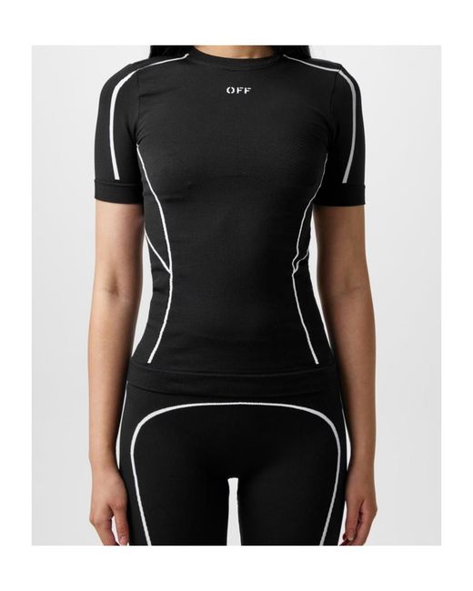 Off-White c/o Virgil Abloh Black Seamless T-Shirt