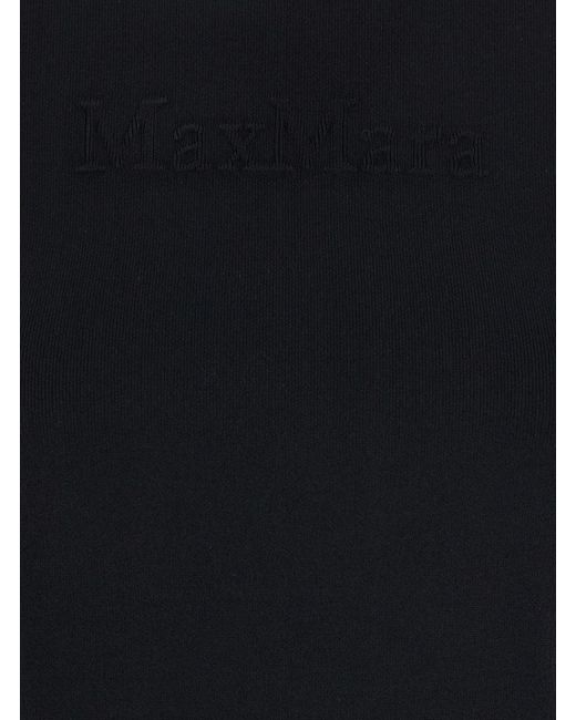 Max Mara Black Adelio Crewneck Short-Sleeved T-Shirt
