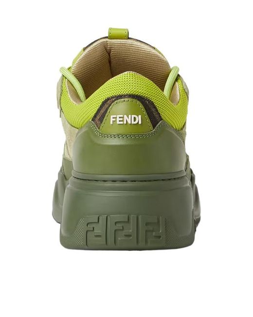 Fendi Green Force Sneakers for men