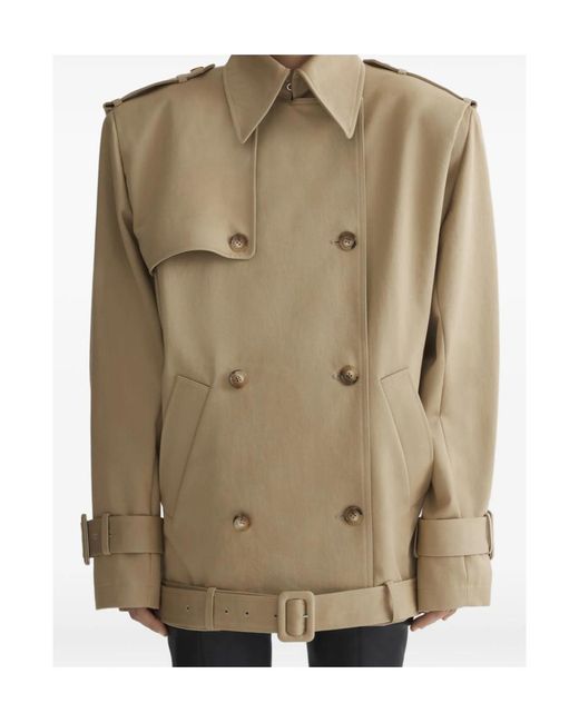 Mugler Green Long-Sleeved Casual Jacket