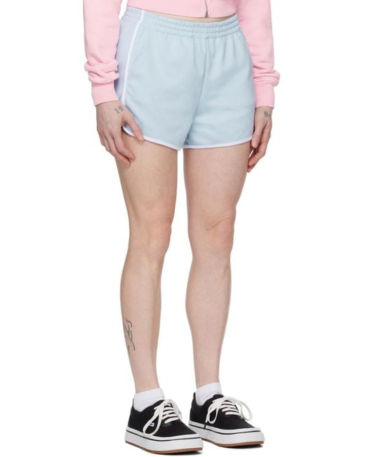 Ambush Blue Logo Plaque Running Shorts