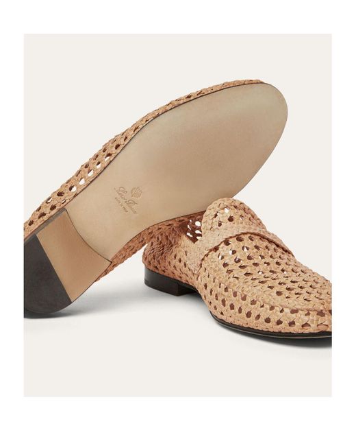 Loro Piana Brown Leon Loafers