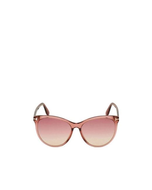 Tom Ford Pink Logo Sunglasses