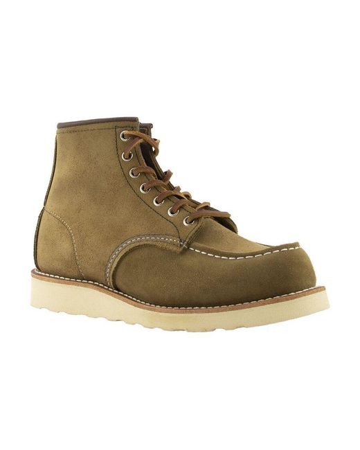 Red Wing Brown Lacing Ankle Boots for men
