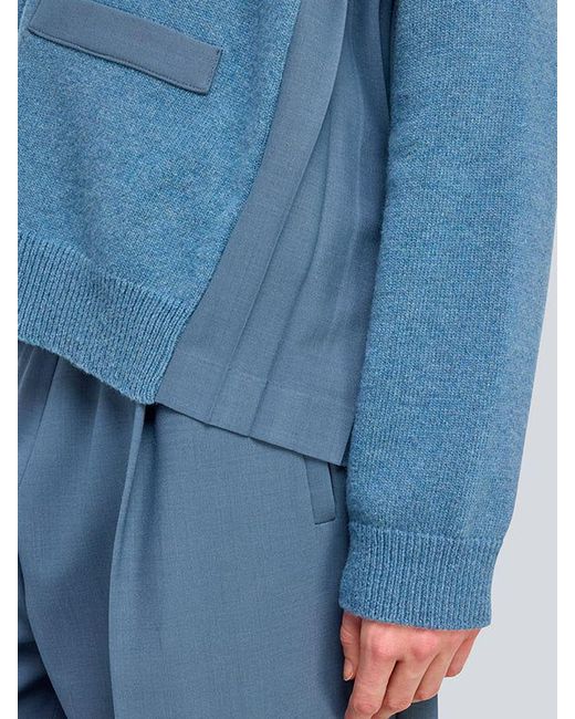 Semicouture Blue Cardigan