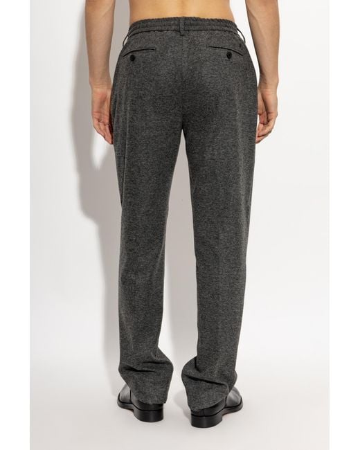 Etro Gray Drawstring Casual Pants for men