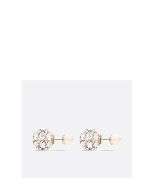 Dior White Tribales Earrings
