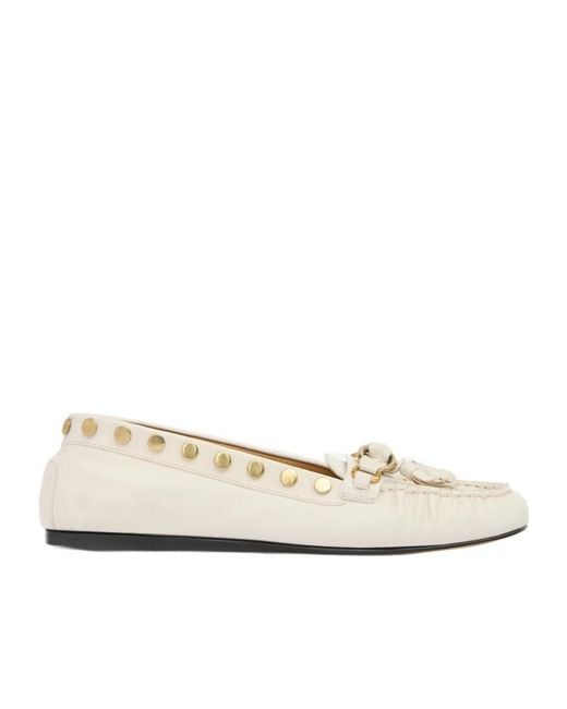 Isabel Marant Natural Faxel Loafers