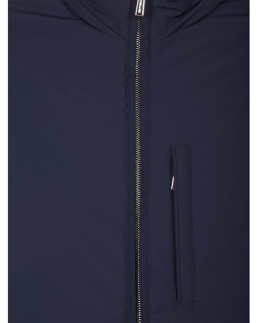 Moorer Blue Long-Sleeve Jacket for men