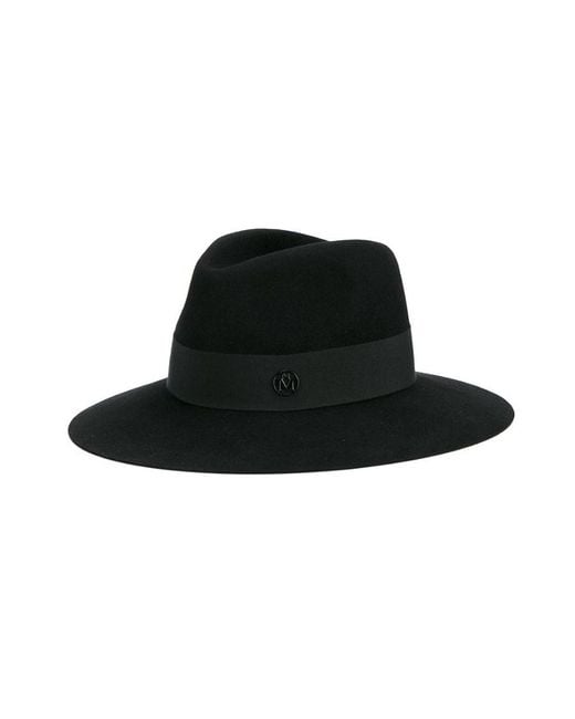Maison Michel Black Henrietta Fedora